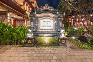 Entrada de l'allotjament