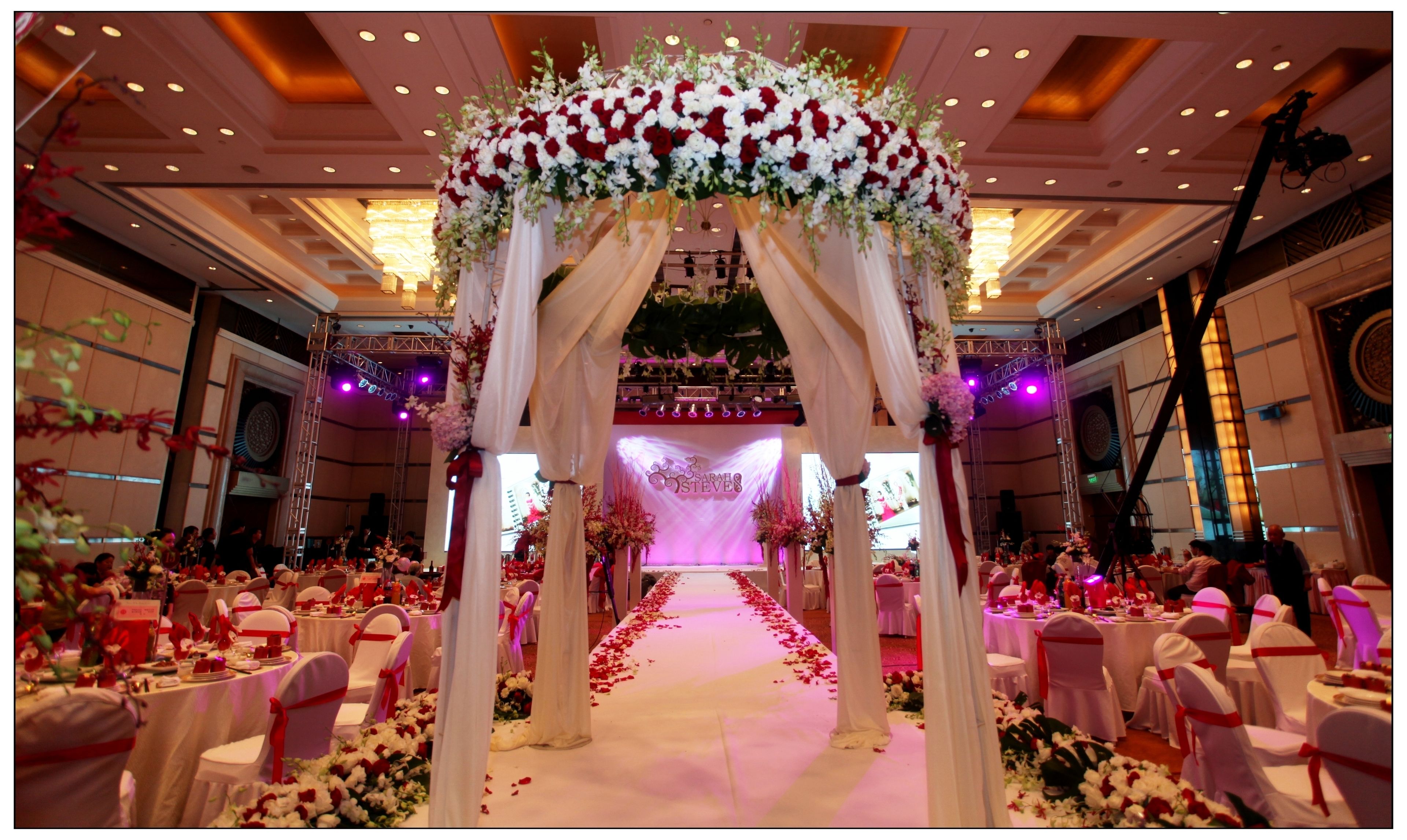 indoor wedding
