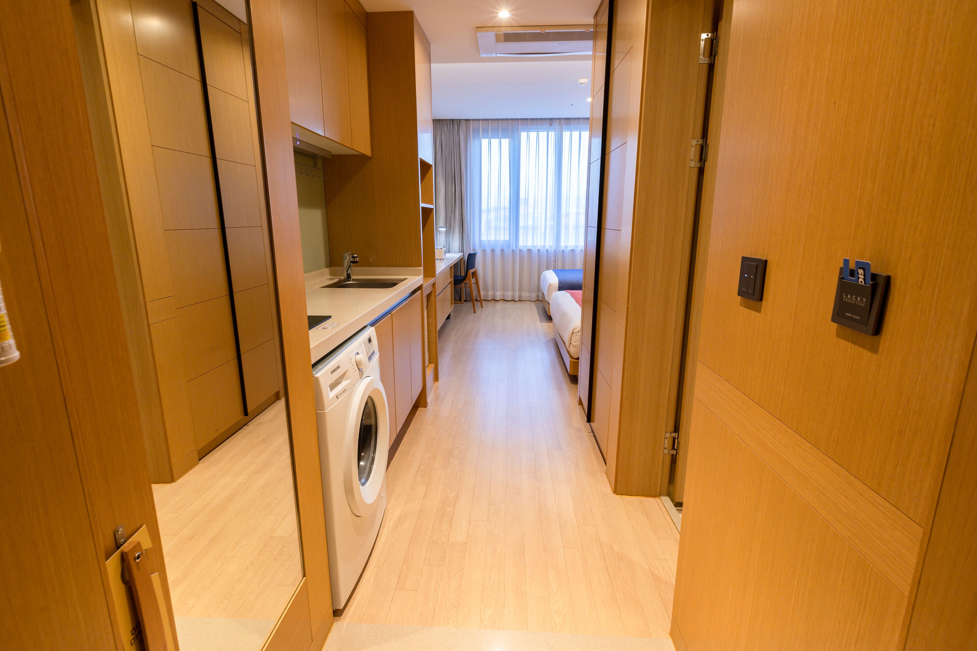 deluxe family twin room, ocean view | 1 bedroom, premium bedding, desk, blackout curtains