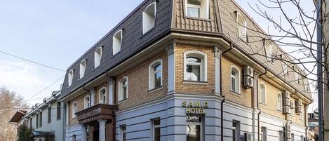 Overnatningsstedets facade