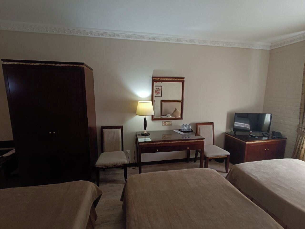 standard triple room, multiple beds | premium bedding, minibar, in-room safe, desk