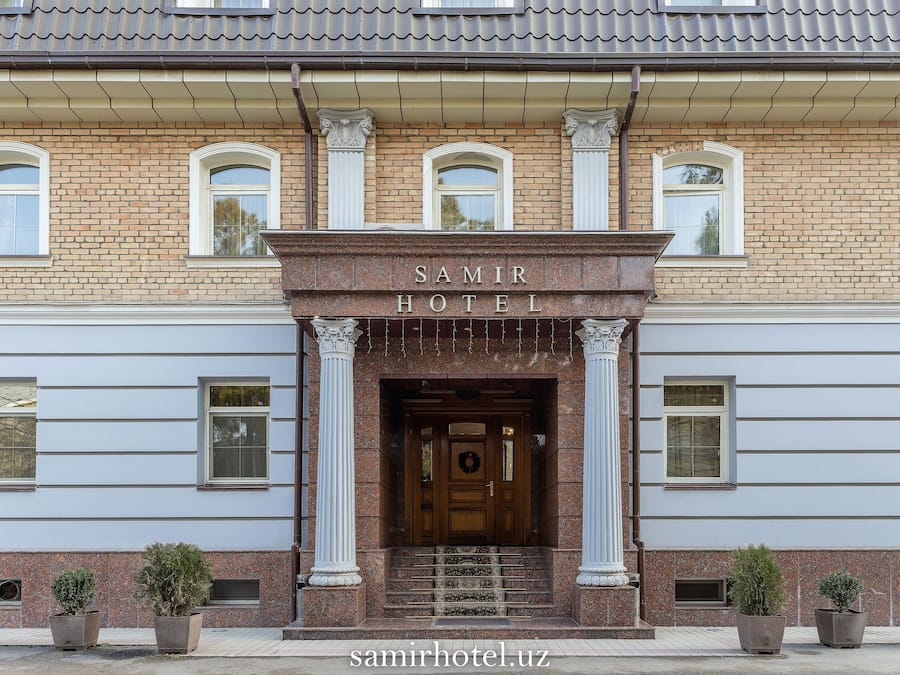 Voorkant van accommodatie