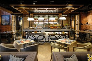 Daily buffet breakfast (EUR 17.50 per person)