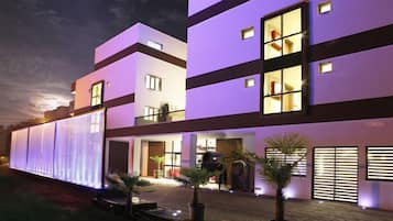 Front of property - evening/night