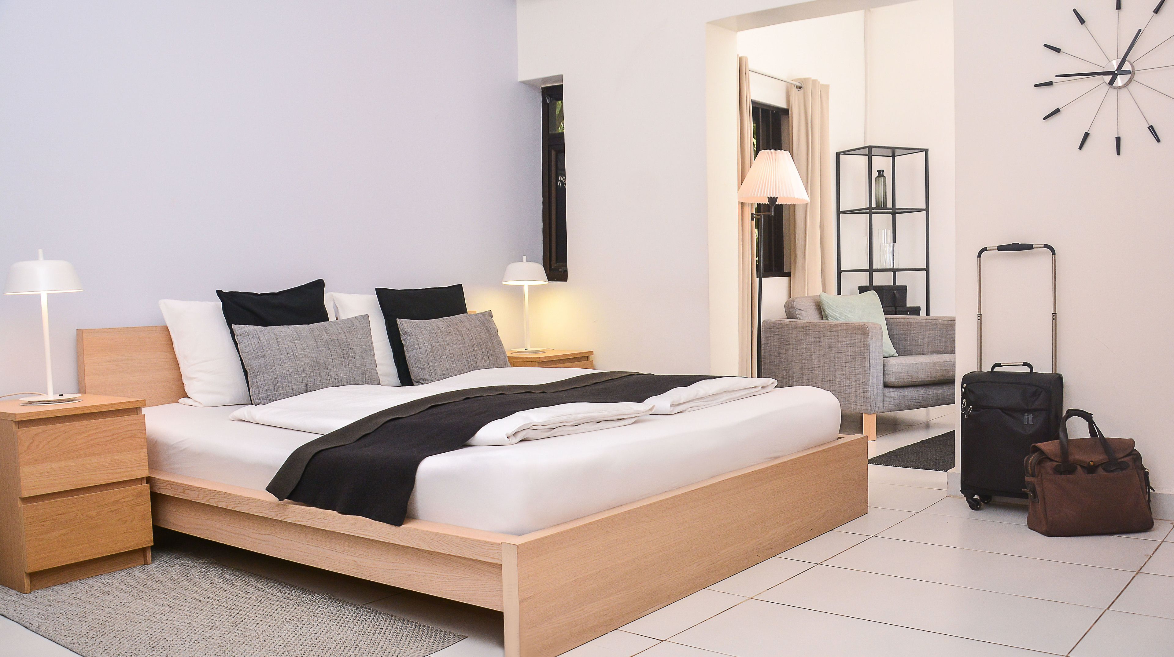 studio, 1 bedroom, kitchenette, garden area | 1 bedroom, in-room safe, desk, blackout curtains