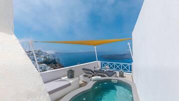 Suite estudio de luna de miel, hidromasaje | 1 habitación, sábanas de algodón egipcio y ropa de cama de alta calidad