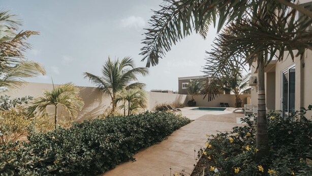 Outdoor pool - Ayka Apartments (Noord)