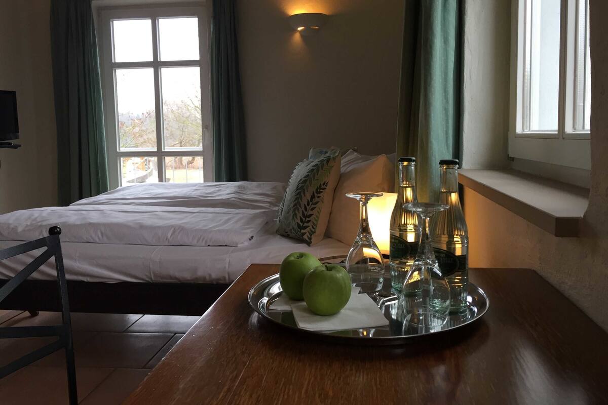 Chambre Double Confort, vue lac, en bord de lac