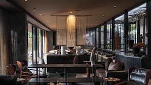 Lobby sitting area - Silverback Lodge (Bwindi)