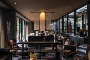 Sala de estar en el lobby