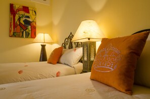 Individually decorated, individually furnished, blackout curtains