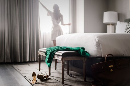 Premium bedding, pillow-top beds, minibar, in-room safe