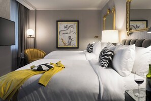 Room, 2 Queen Beds, River View | 1 bedroom, premium bedding, pillowtop beds, minibar