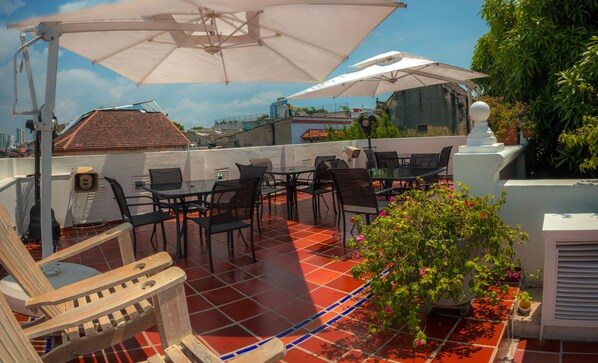 View from property - Hotel Casa Baluarte (Cartagena)