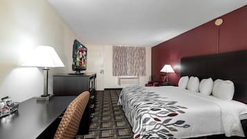 Desk, laptop workspace, free cots/infant beds, free WiFi