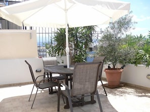 Deluxe Apartment, Terrace, City View | Terrace/patio - Alena Apartments (Chania)