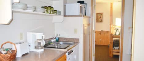 Cabane Standard, 2 chambres, non-fumeur, coin cuisine | Coin cuisine privé