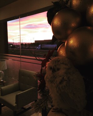 Vue depuis l’hébergement