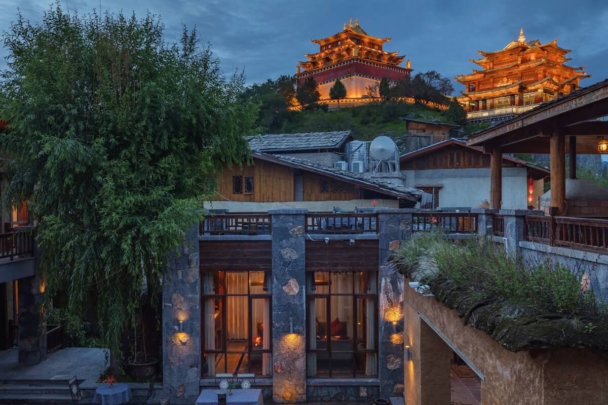 front of property – evening/night