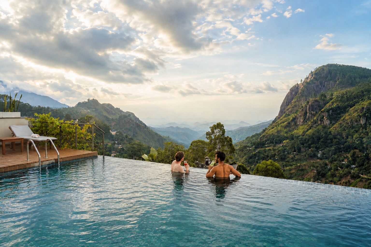 Rooftop pool