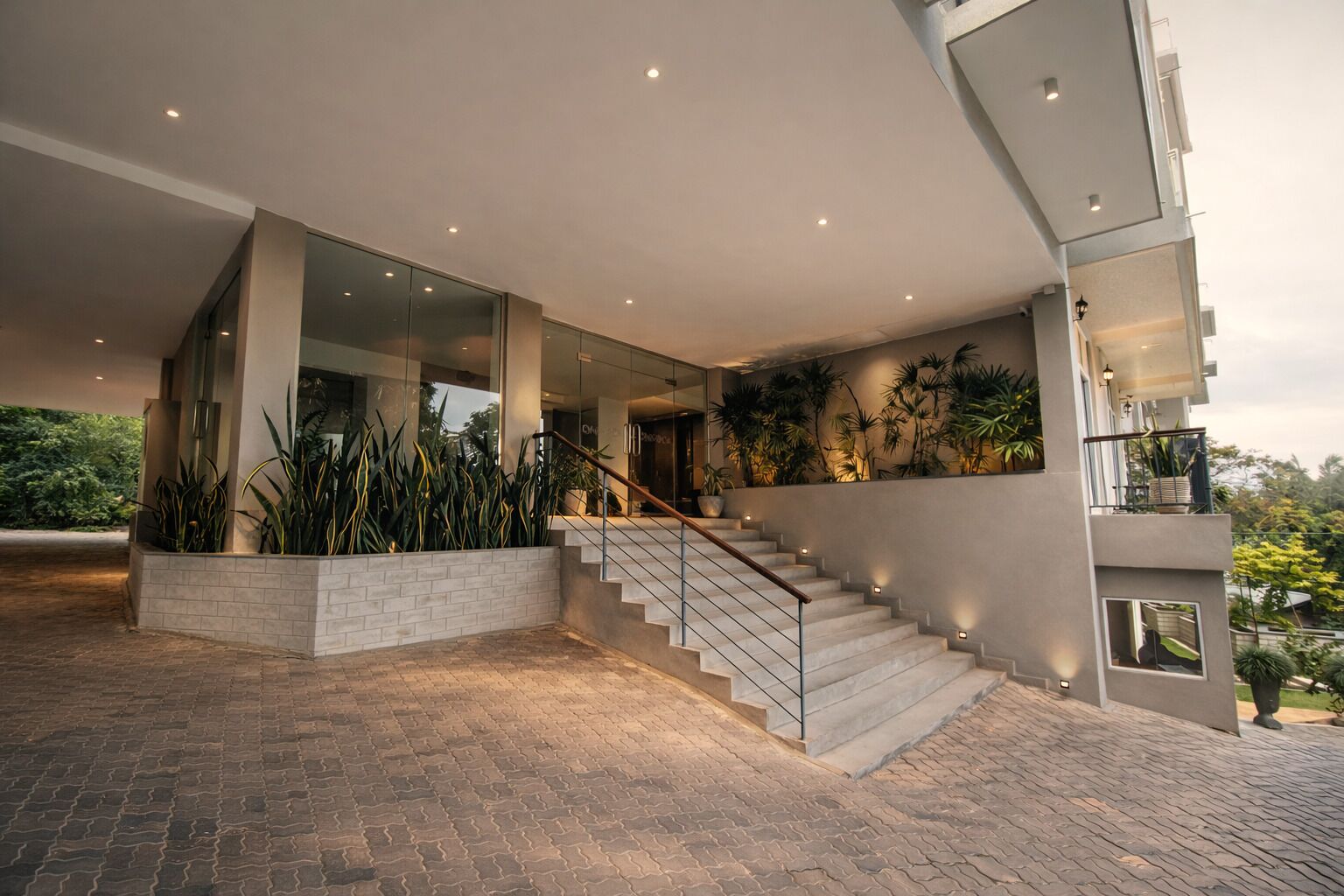 Fachada da propriedade