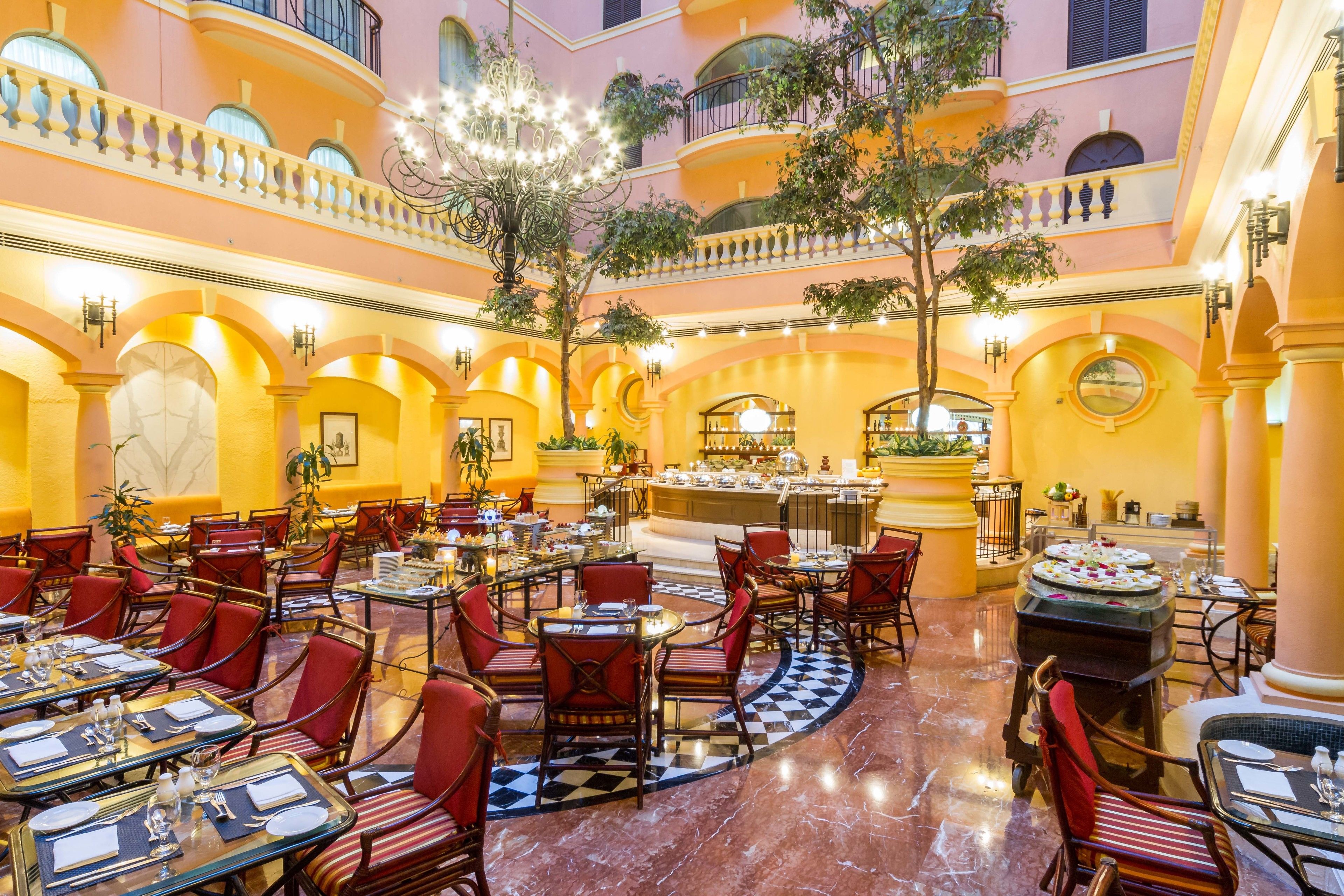 Breakfast, lunch, dinner served; international cuisine 