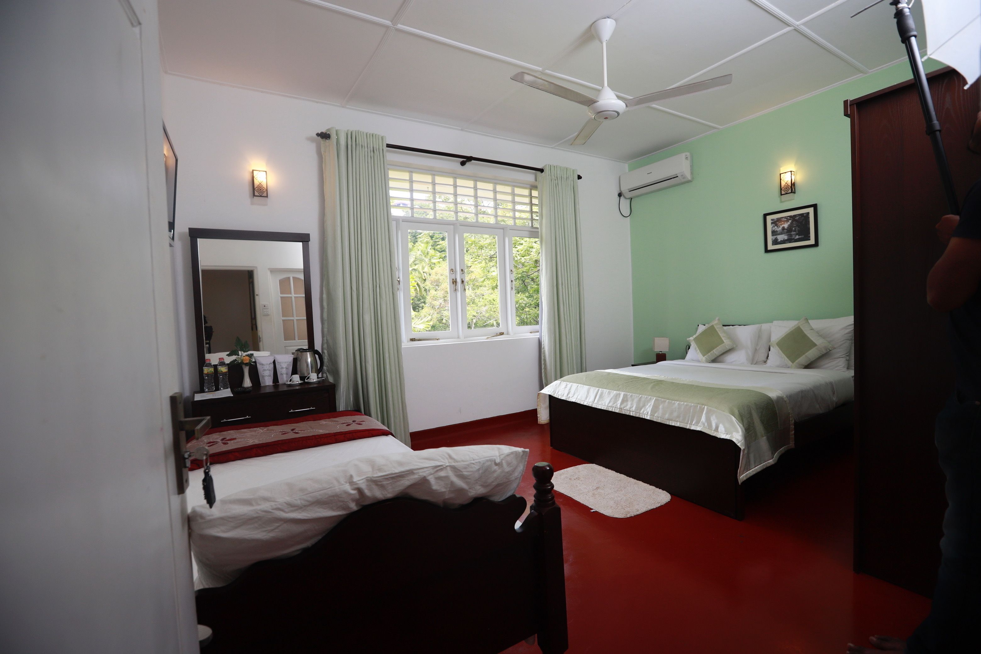 premium bedding, desk, iron/ironing board, free wifi