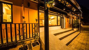 Front of property - evening/night