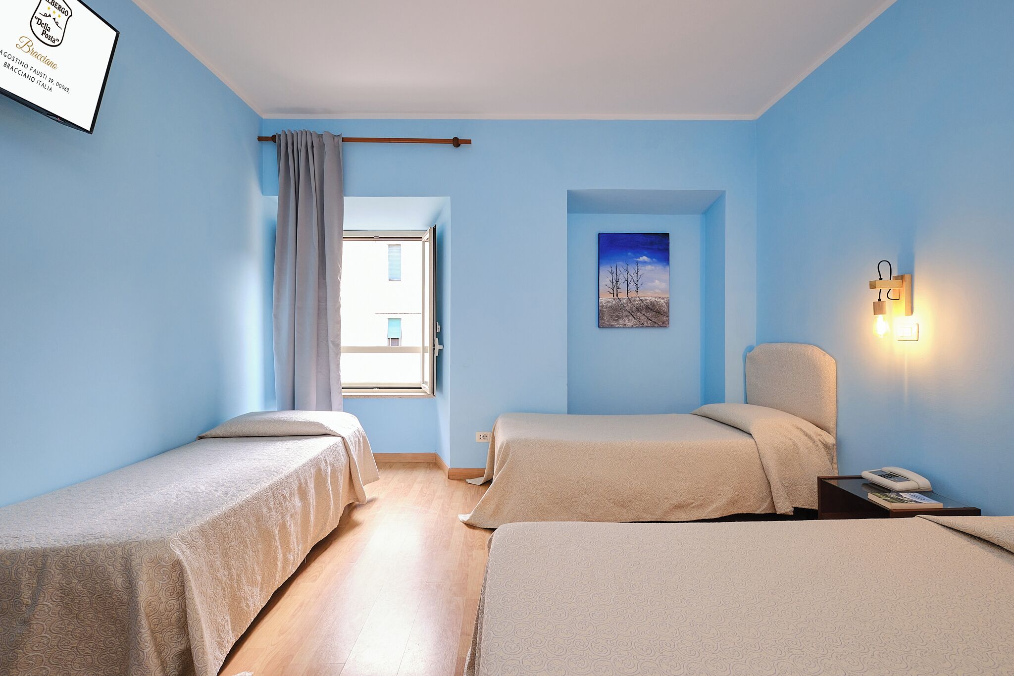 Familien-Vierbettzimmer | Pillowtop-Betten, Schreibtisch, Verdunkelungsvorhänge