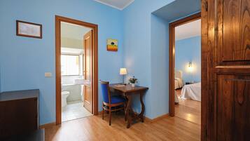 Family Quadruple Room | Pillow-top beds, desk, blackout curtains