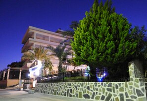 Front of property - evening/night - Farkia Exclusive Studios (Rhodes)