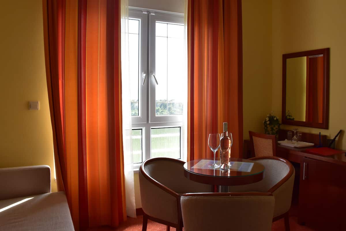 1 chambre, coffres-forts dans les chambres, bureau, rideaux occultants