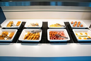 Gratis frukostbuffé varje dag