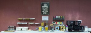Gratis frukostbuffé varje dag 