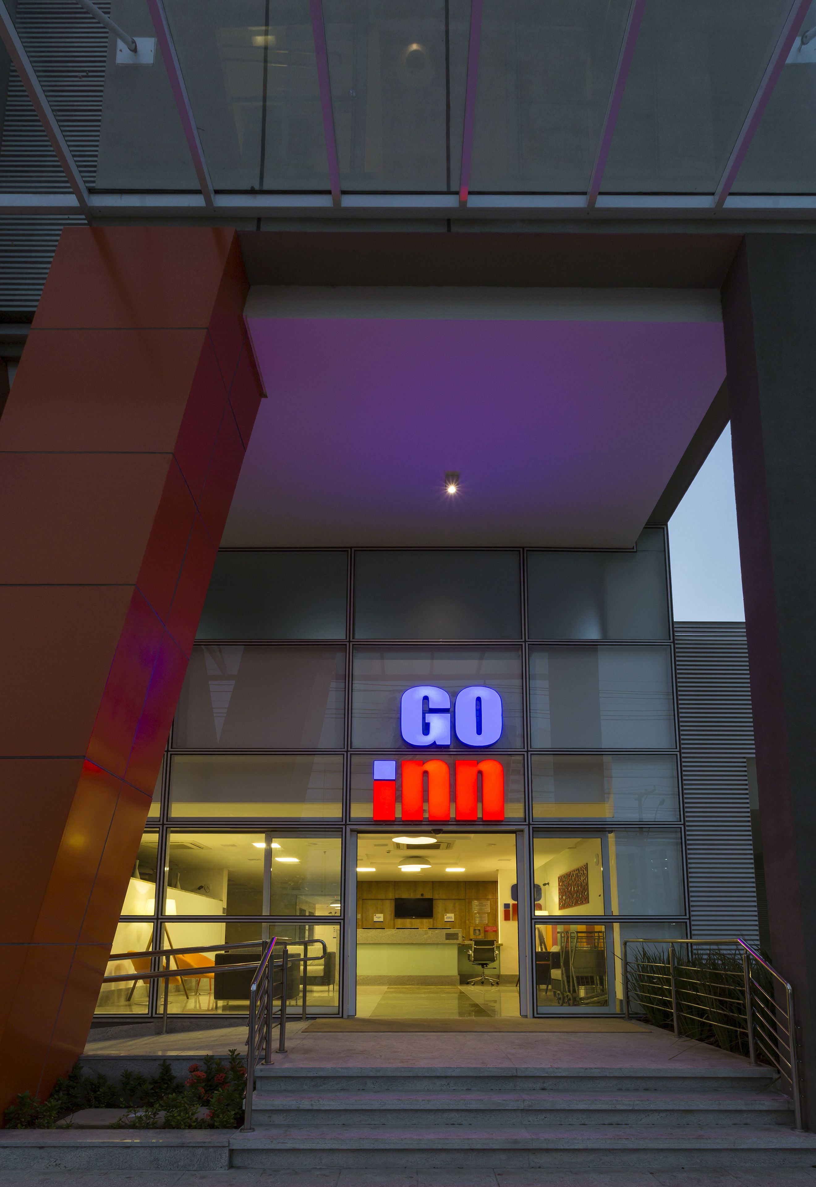 front of property – evening/night