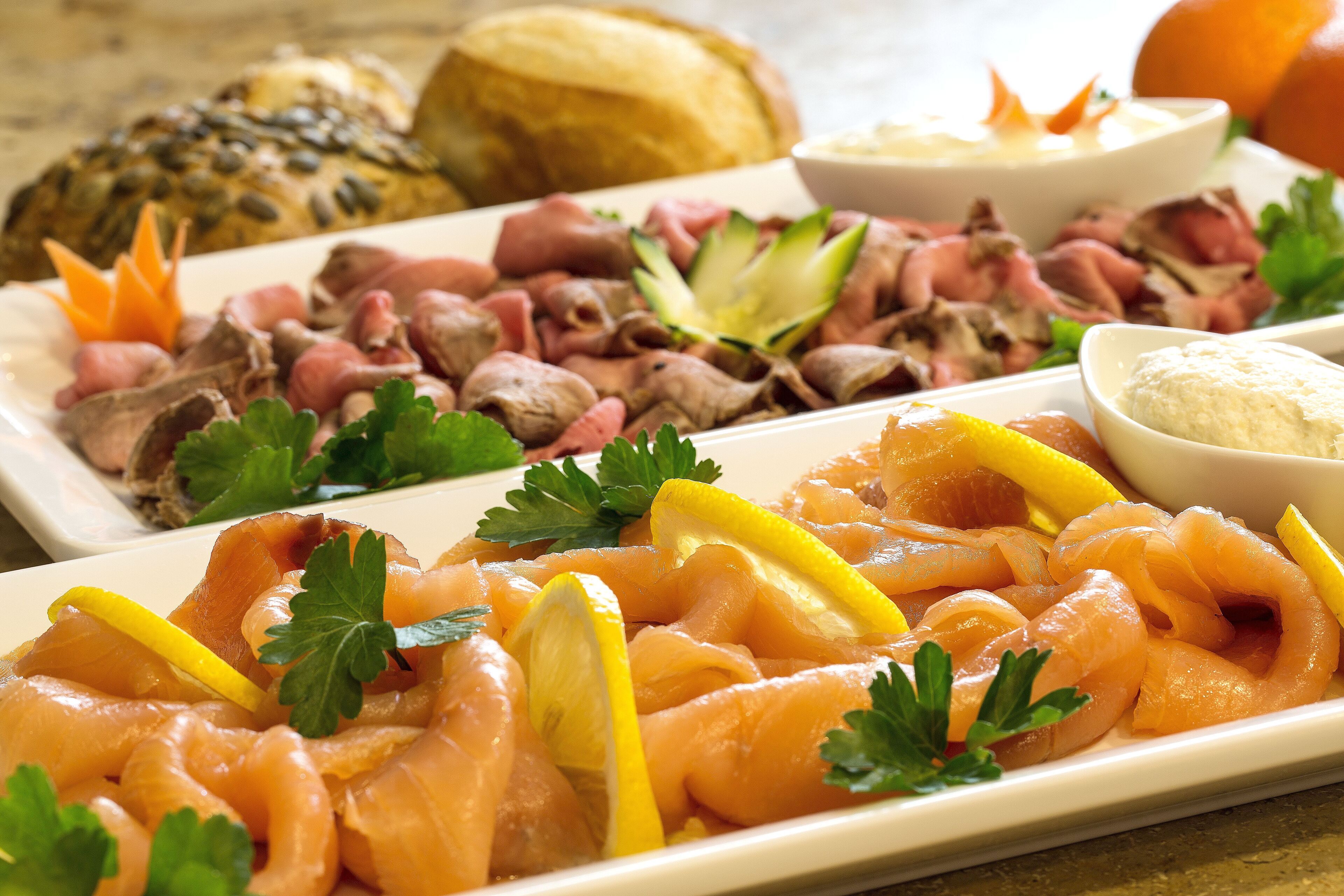 daily buffet breakfast (eur 18 per person)