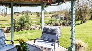 Blick von der Unterkunft