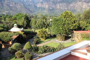 Blick von der Unterkunft