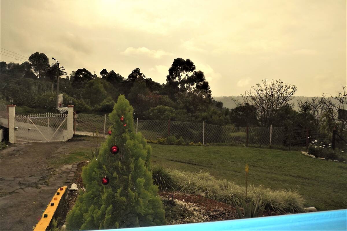 Quarto casal, banheiro privativo, vista para o jardim | Cofres nos quartos, ferros/tábuas de passar roupa
