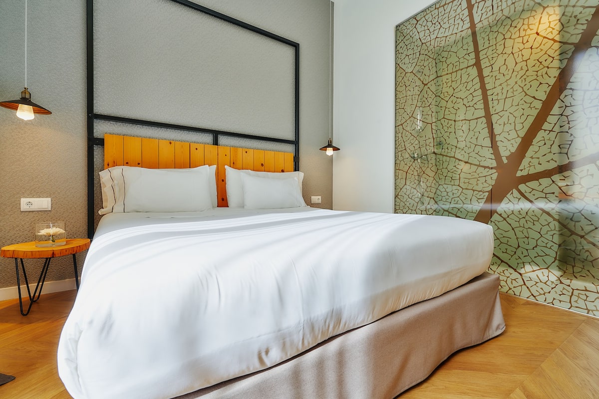 Ropa de cama de alta calidad y minibar