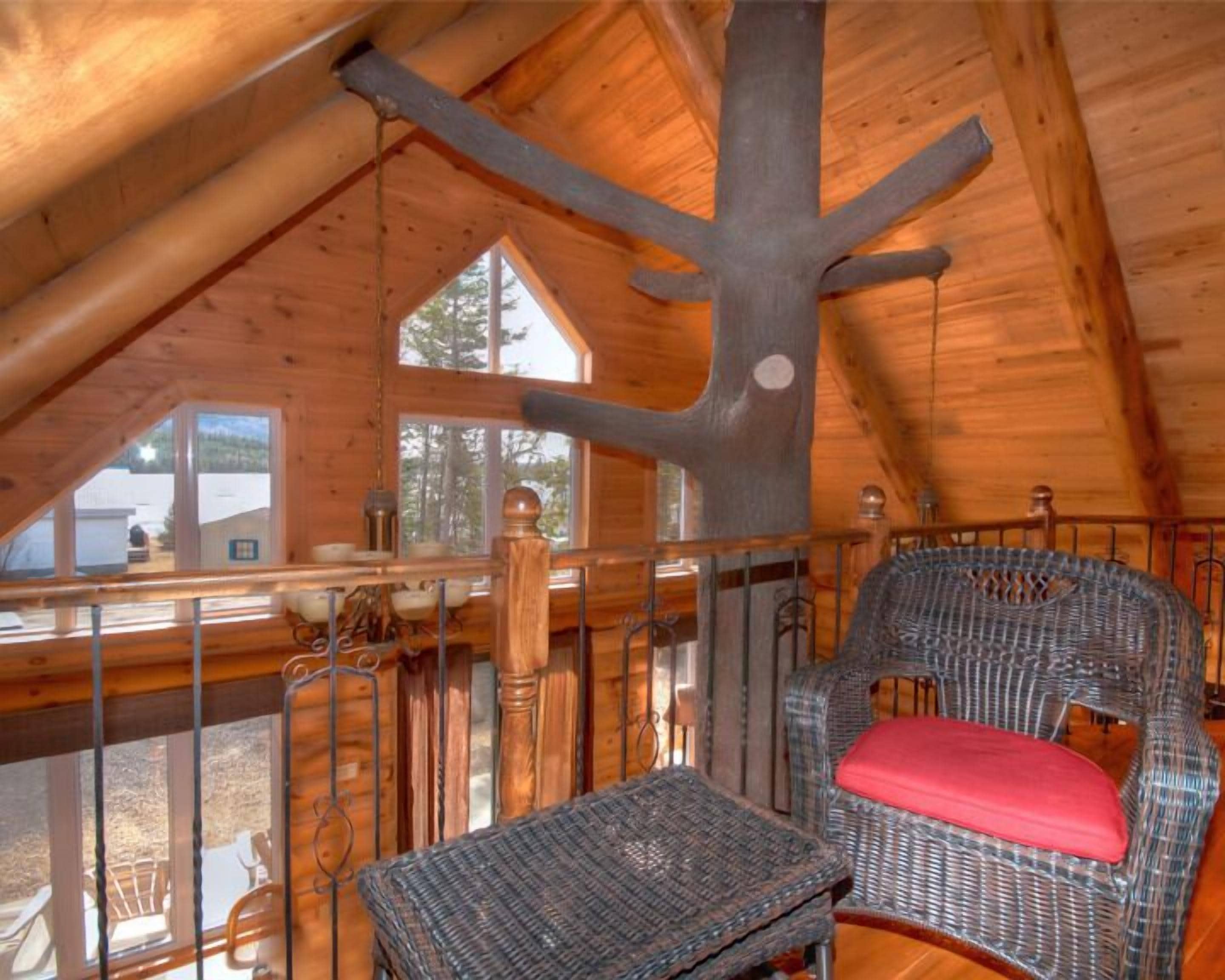 Chalet, mit Bad | Ausblick vom Zimmer