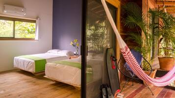 Deluxe Room, 2 Double Beds | In-room safe, free WiFi, bed sheets