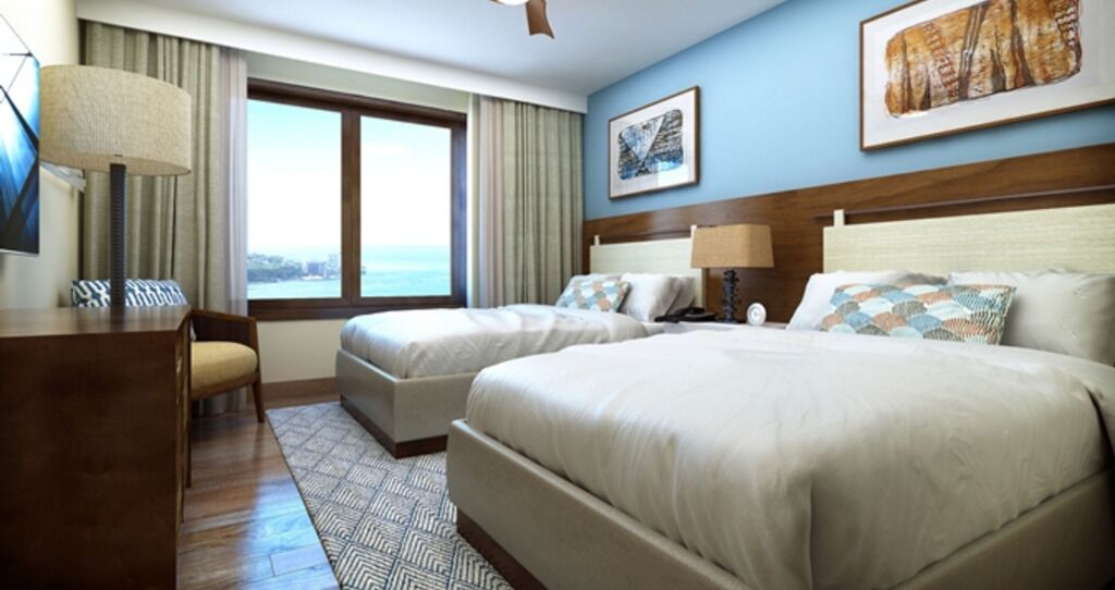 1 soverom, sengetøy av topp kvalitet og senger med overmadrass