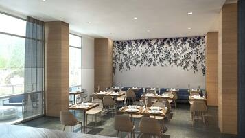 Breakfast served, American cuisine