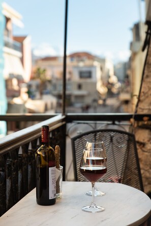 Suite, Balcony (King) | Balcony - Favela Living Space (Chania)