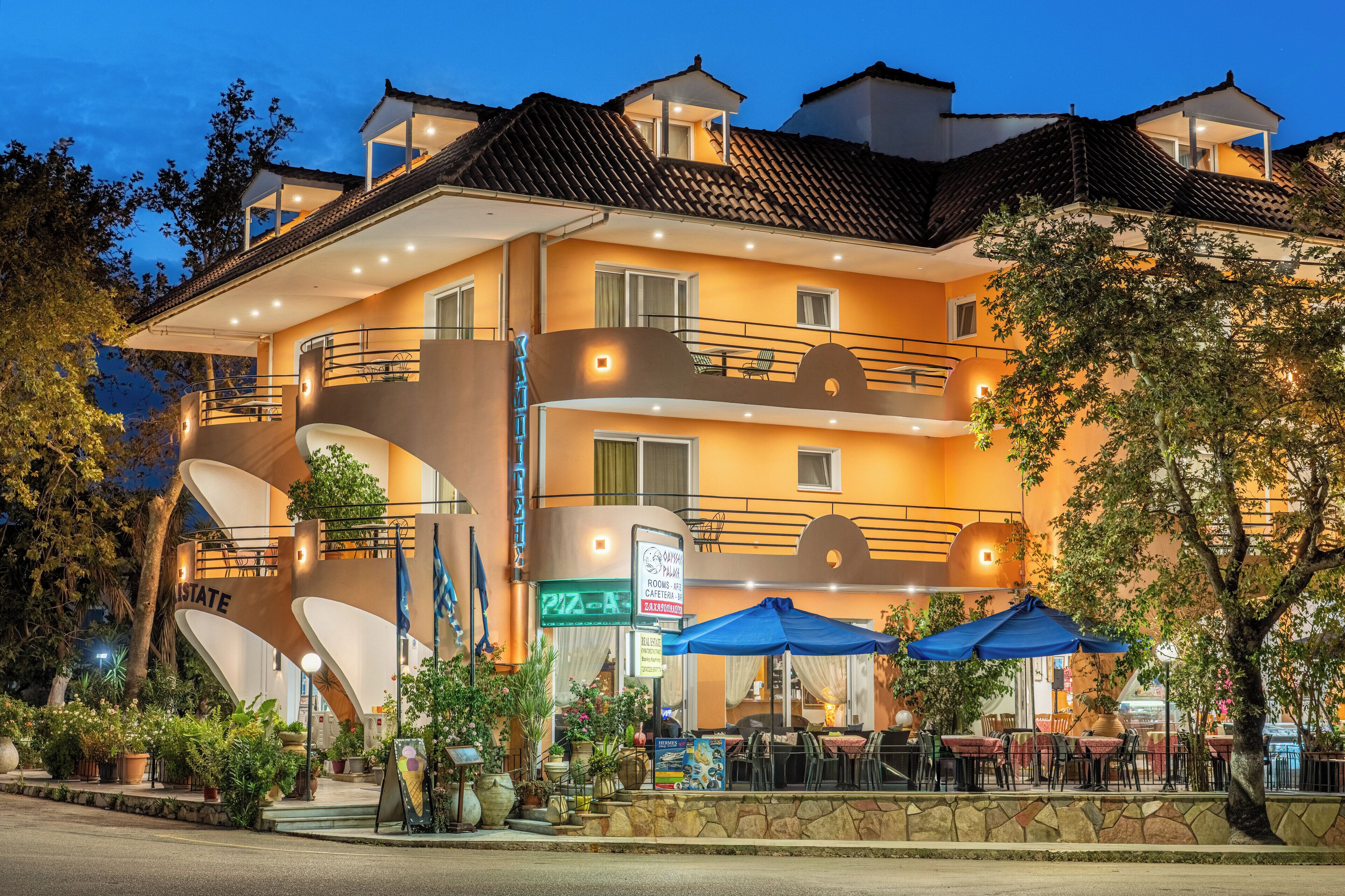 Fassade der Unterkunft