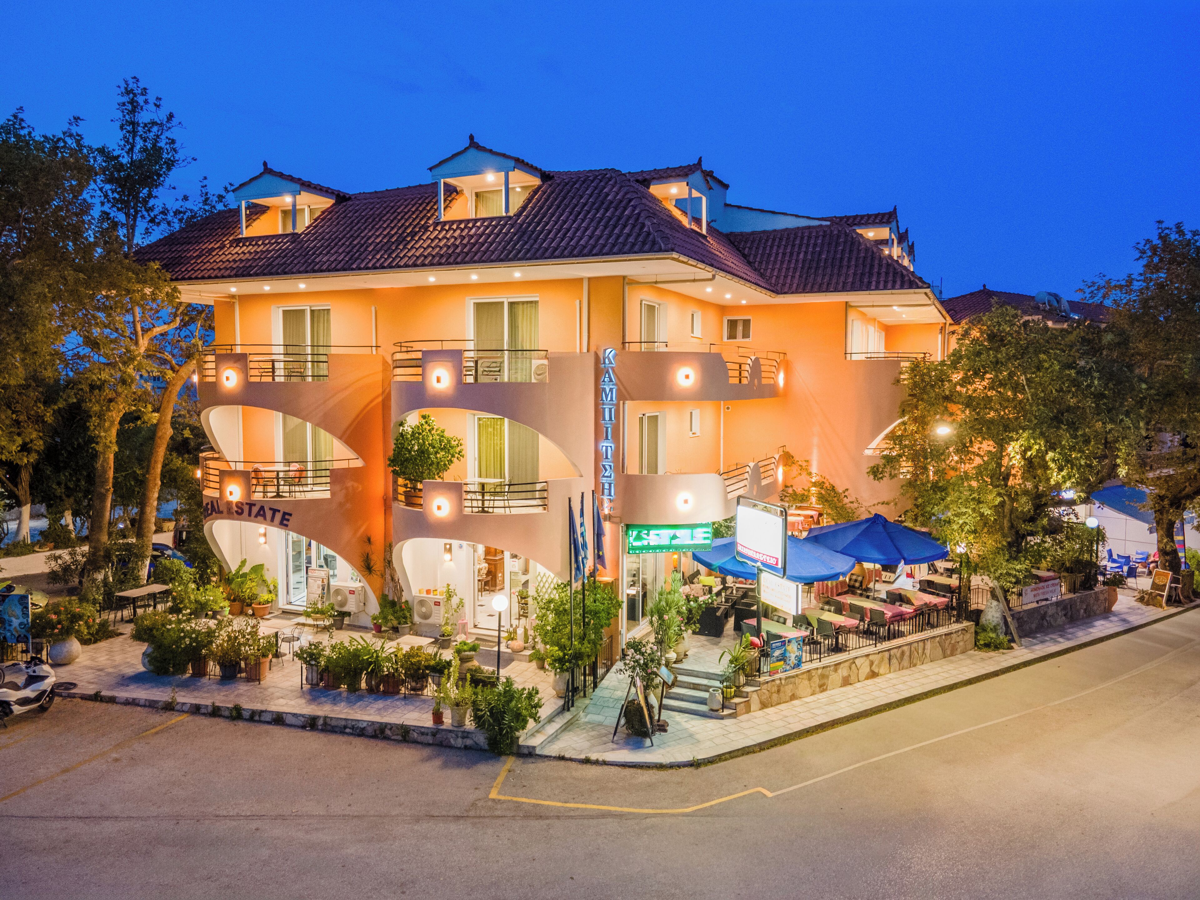 Fassade der Unterkunft