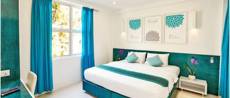 Deluxe Double or Twin Room, Ocean View, Beachfront | 1 bedroom, premium bedding, minibar, in-room safe