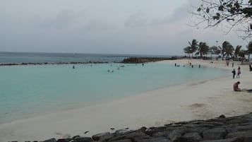 On the beach