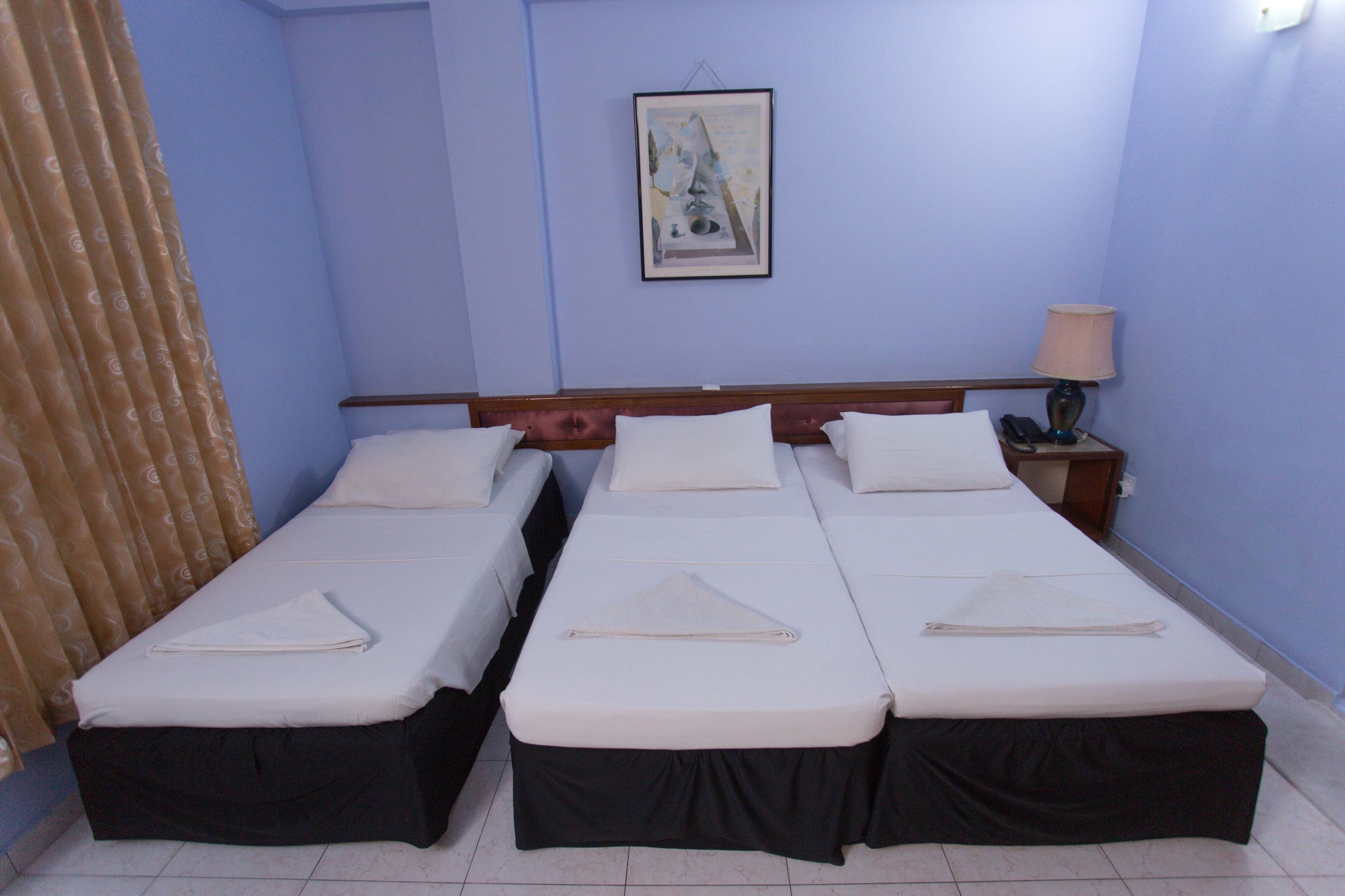 Deluxe Twin kamer, 1 slaapkamer, uitzicht op de stad | 1 slaapkamer, een minibar, een bureau, geluiddichte muren